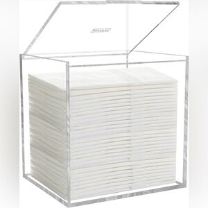 Clear Acrylic Box for Disposable Facial Towels